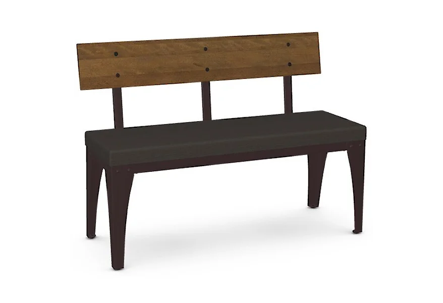 Industrial - Amisco Architect Bench by Amisco at Esprit Decor Home Furnishings